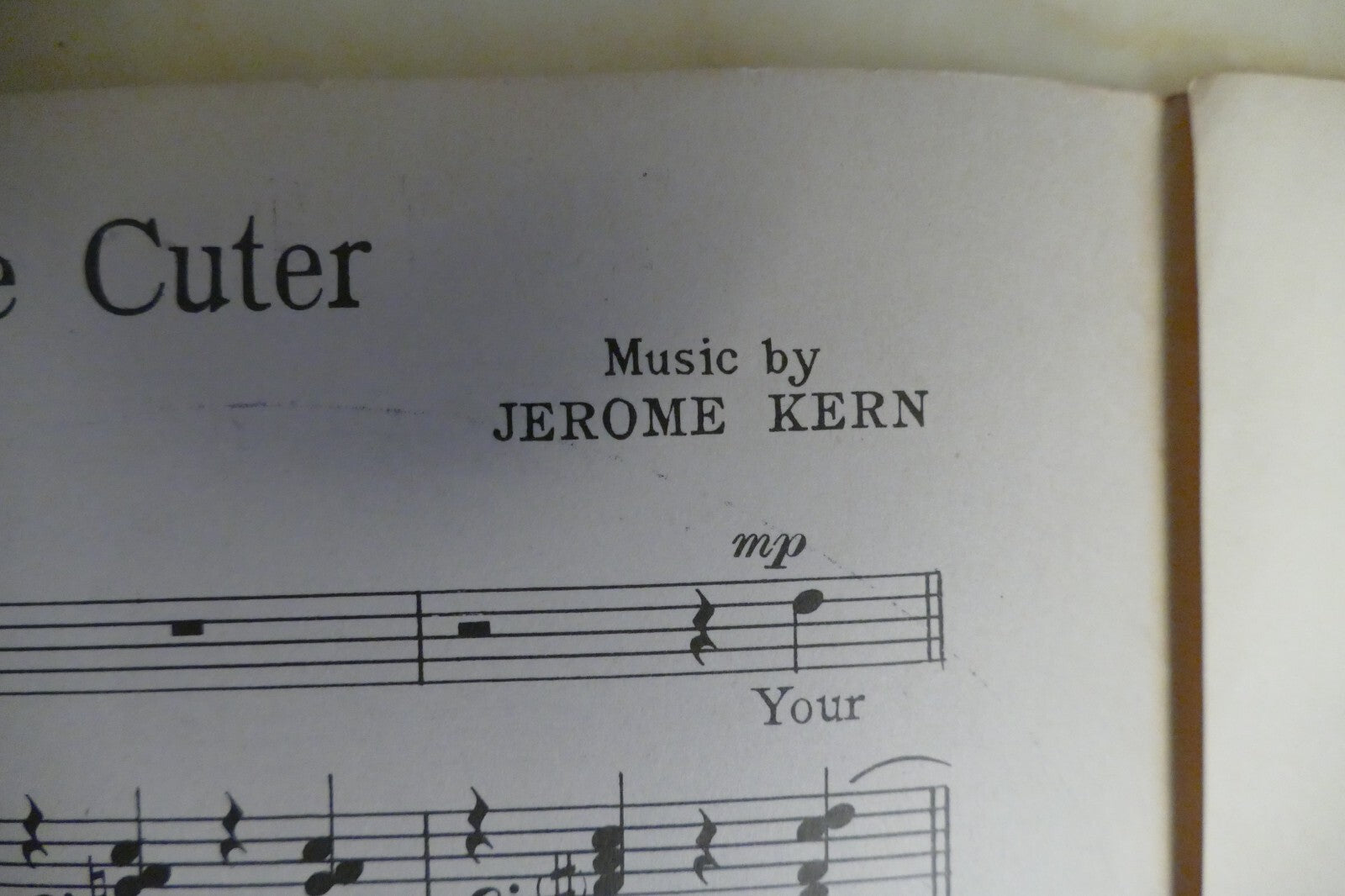 You Couldn't Be Cuter 1938 by Jerome Kern and Dorothy Fields from Joy of Living