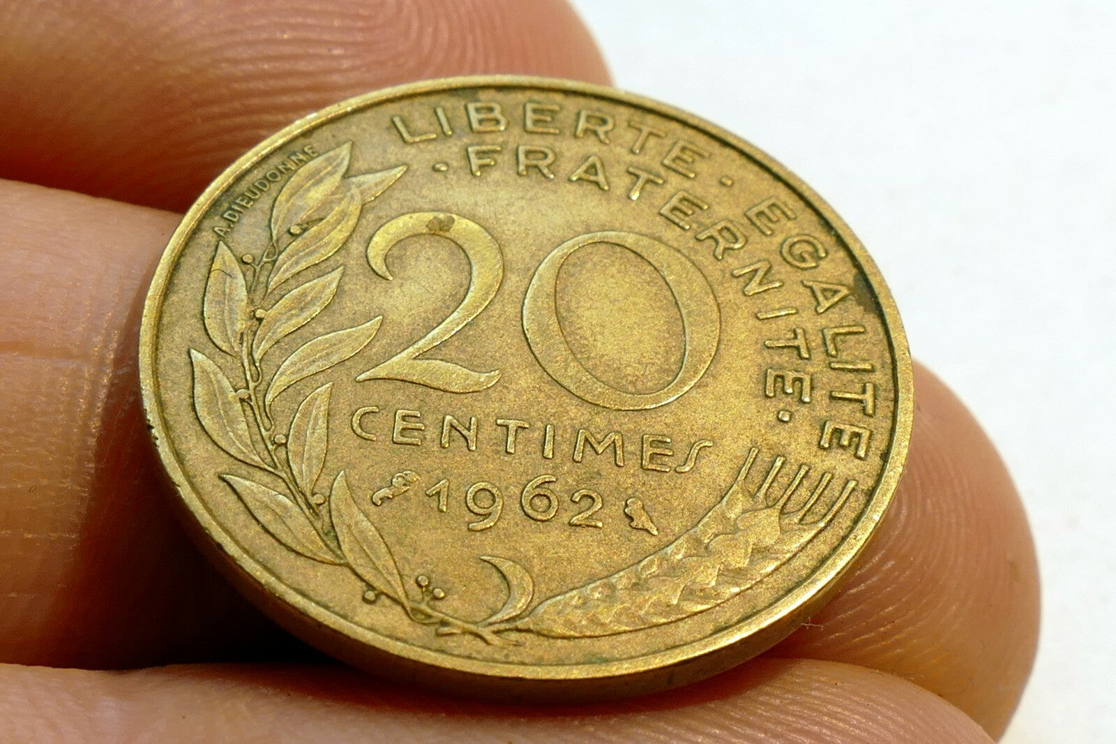 Republique Francais  20 Centimes  1962 coin France