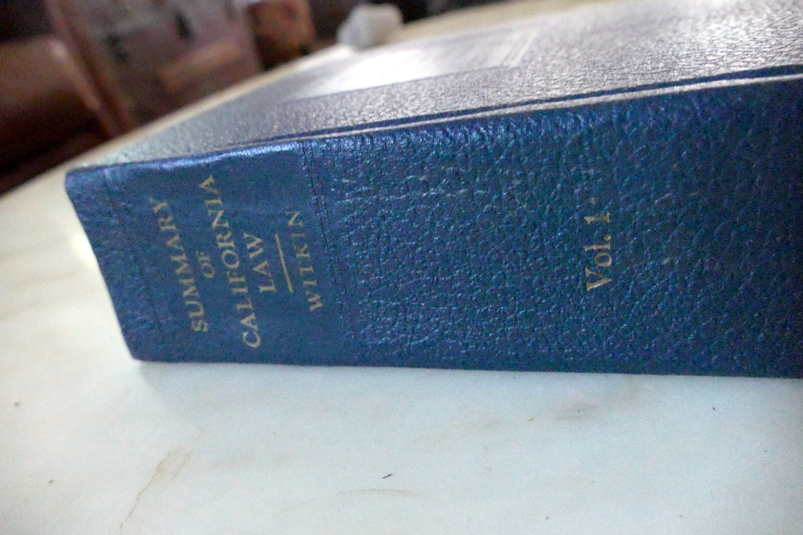Summary of California Law 1946 Witkin Sixth Edition VOLUME 1