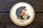 1981 M. J. Hummel Annual Christmas Plate  11th annual plate