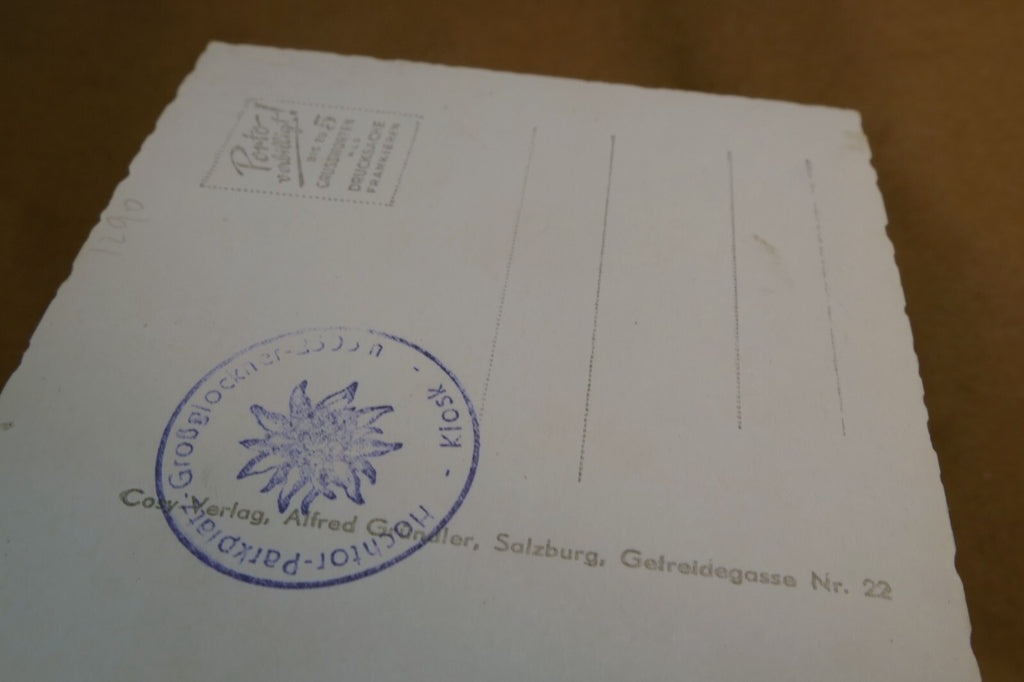 Grossglockner Stausee Alpine Road postcard Austria - unposted