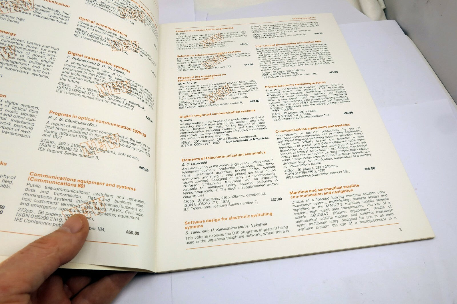 1981 Publications Catalog Institution Electrical Engineers IEE P. Peregriinus