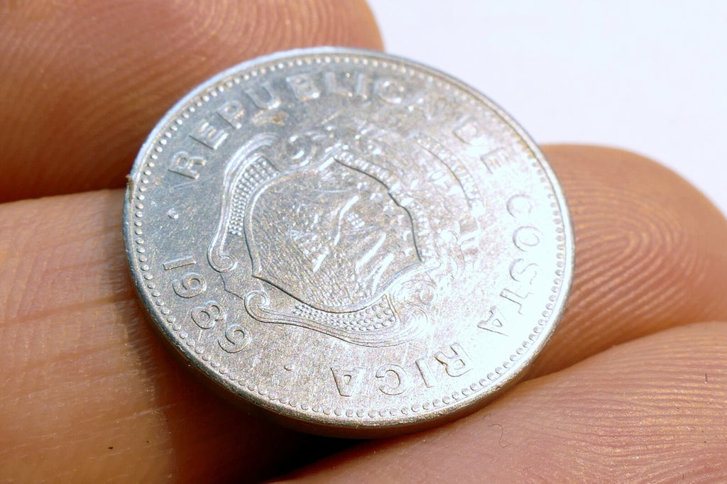 America Central Coin Republica De Costa Rica 1989 1 Colon