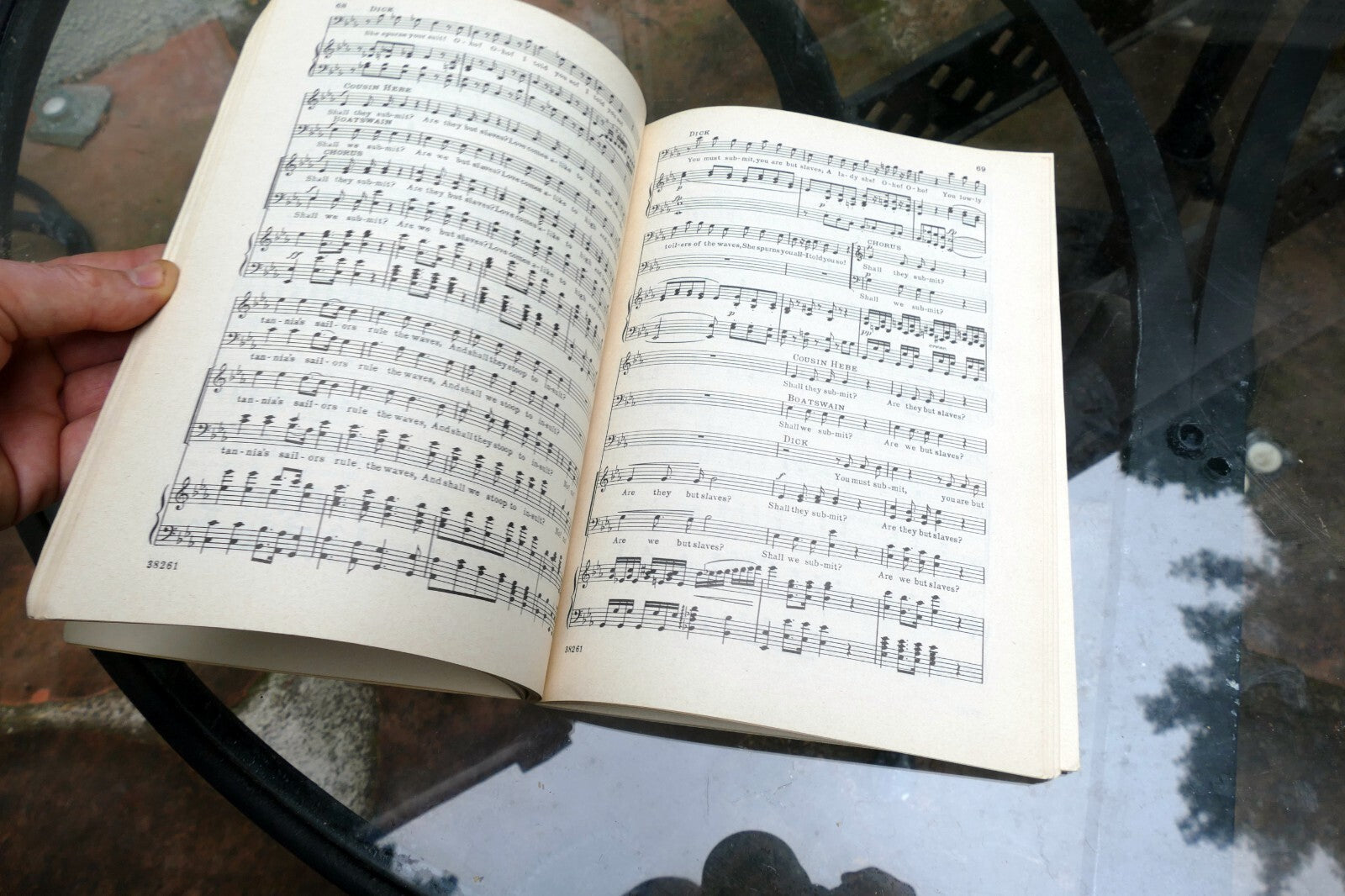 HMS Pinafore Lass That Loved Sailor Piano Sheet Music Book Arthur Sullivan 1623