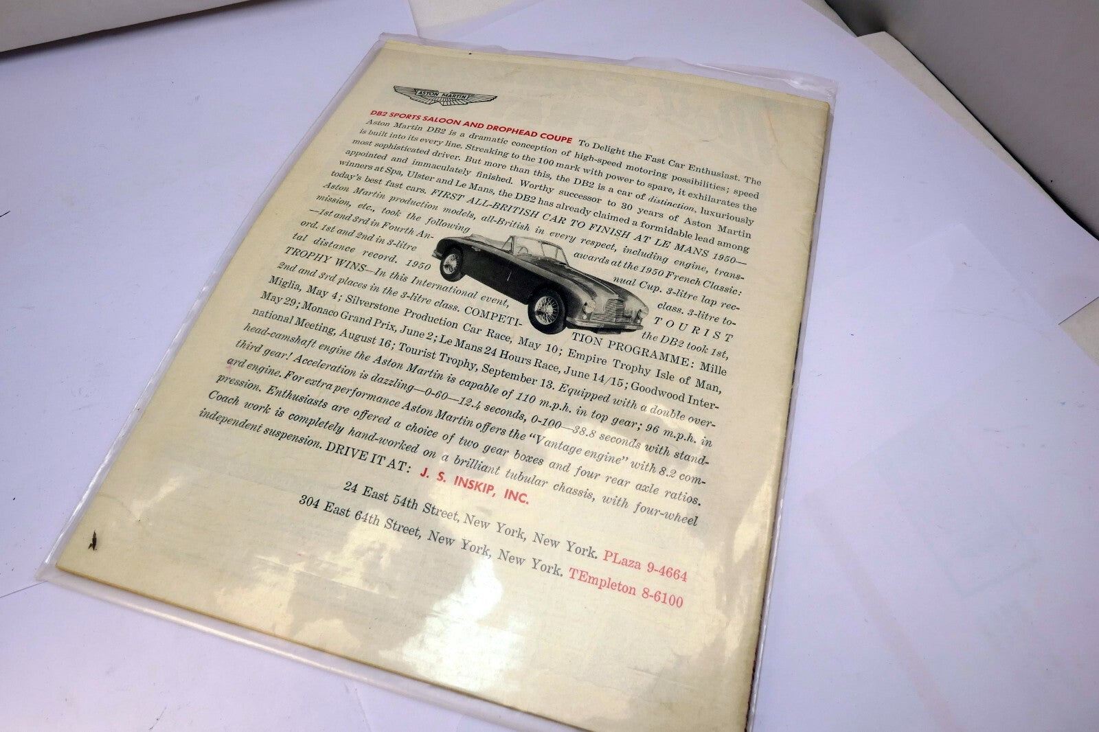 Auto Sport Review  Magazine July 1951 New Plastic Hot Rod