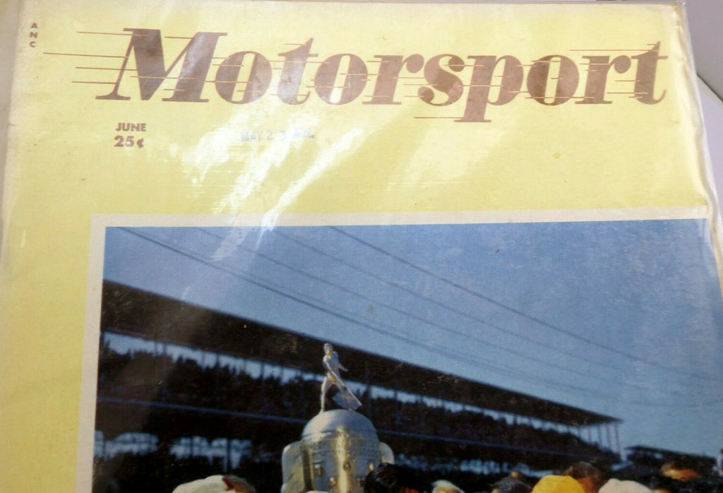 Motorsport  Magazine June 1952 car Preview Of Indianapolis