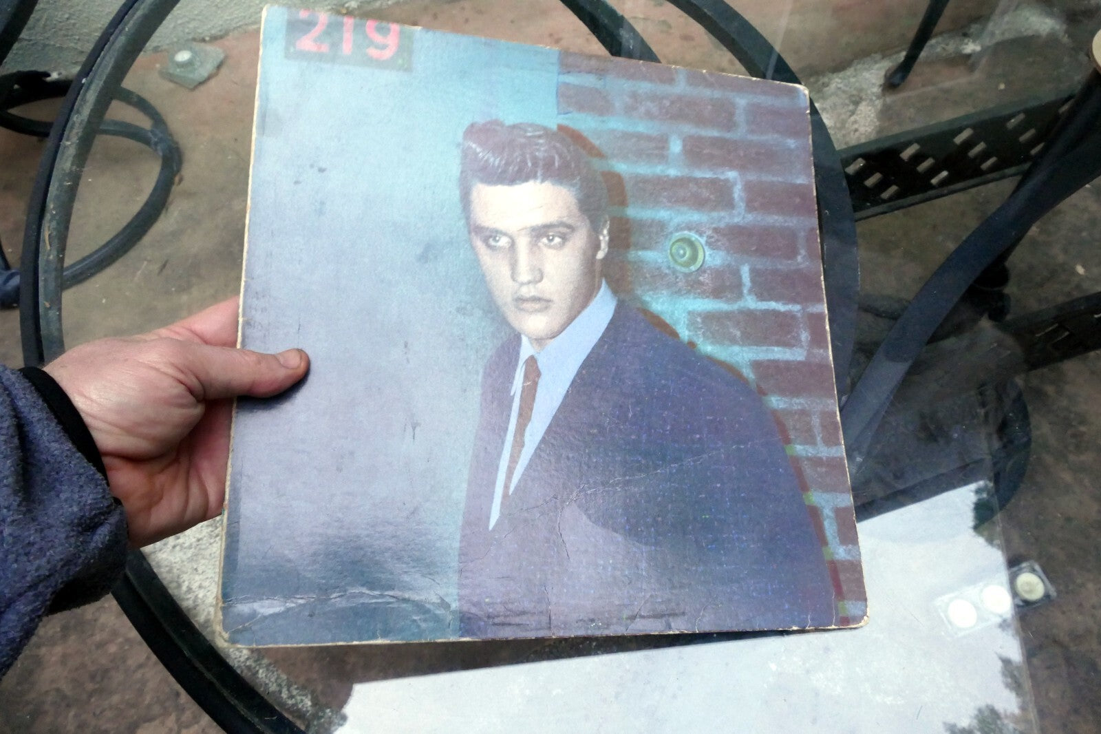 1985 Elvis Presley Reconsider Baby AFL1-5418  -  ALBUM ART COVER ONLY