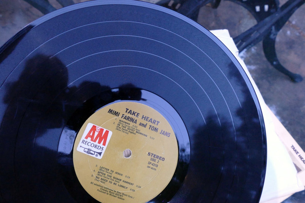 Mimi Farina And Tom Jans - Take Heart LP   SP 4310 A&M 1971 Vinyl Record