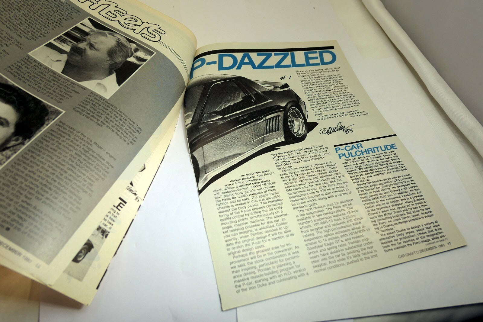 Pontiac Magazine clippings advertisement ad P-Dazzled Car Craft 1983