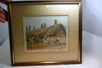 ANN HATHAWAYS COTTAGE - PRINT Glyn Martin Signed Numbered Framed