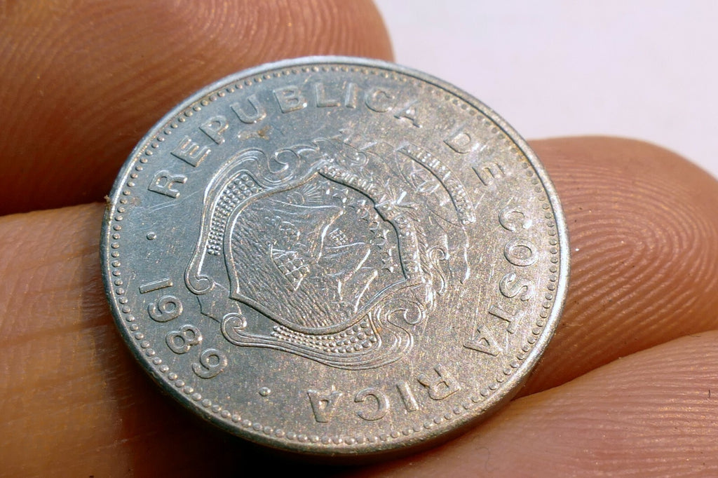 America Central Coin Republica De Costa Rica 1989 1 Colon