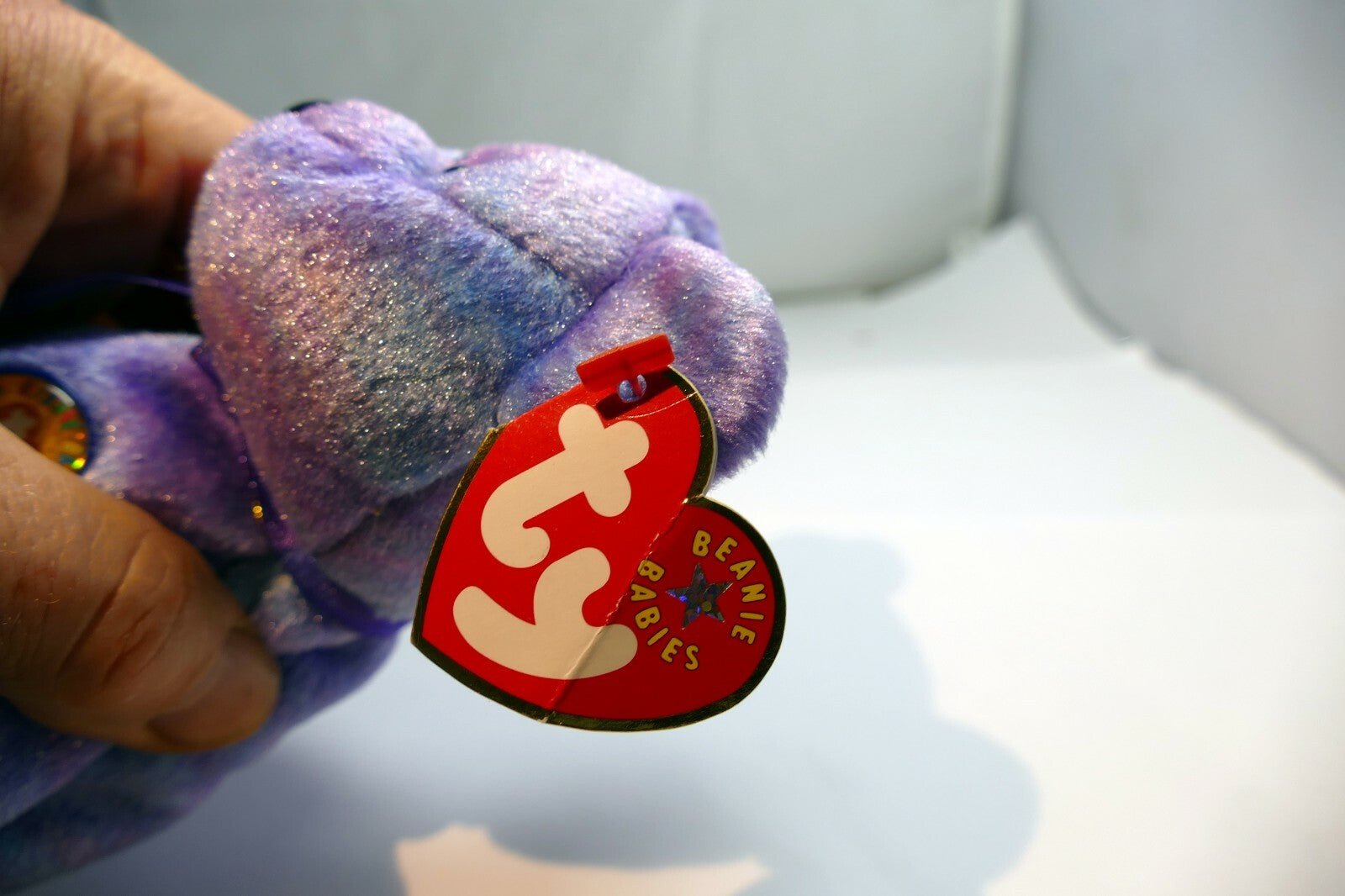Retired Ty Beanie Babies Clubby IV  Bear  Beanbag Plush Stuffed Toy 2001