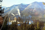 Banff springs hotel national park alberta canada usa postcard vintage 1970's