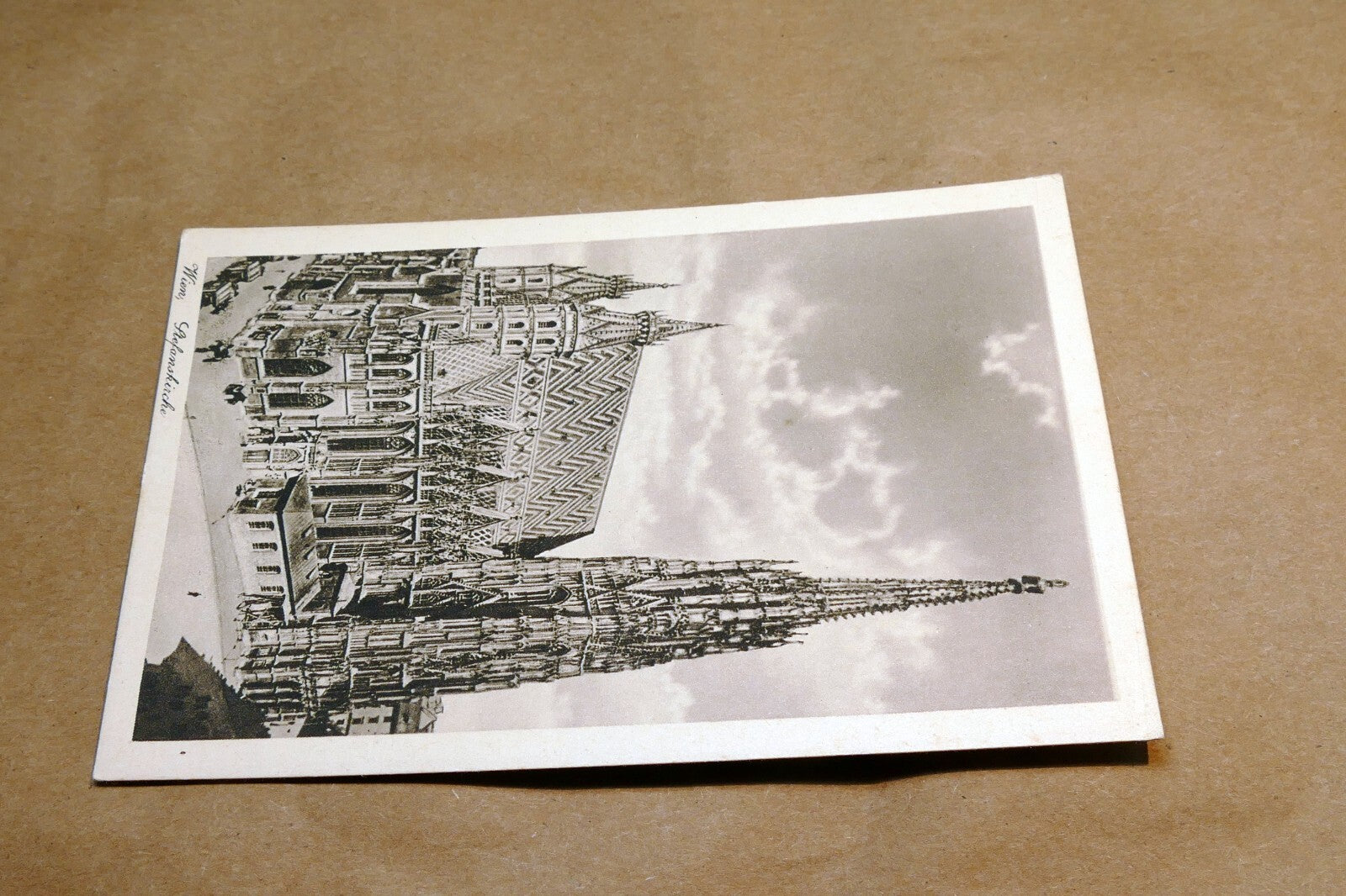 Wien (Vienna) Austria Stephanskirche St Stephens church postcard RPPC 1930's