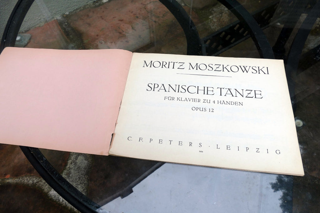 Moritz Moszkowski Soanische Tanze Sheet music Klavier 4 Handen 2125 Piano 1925