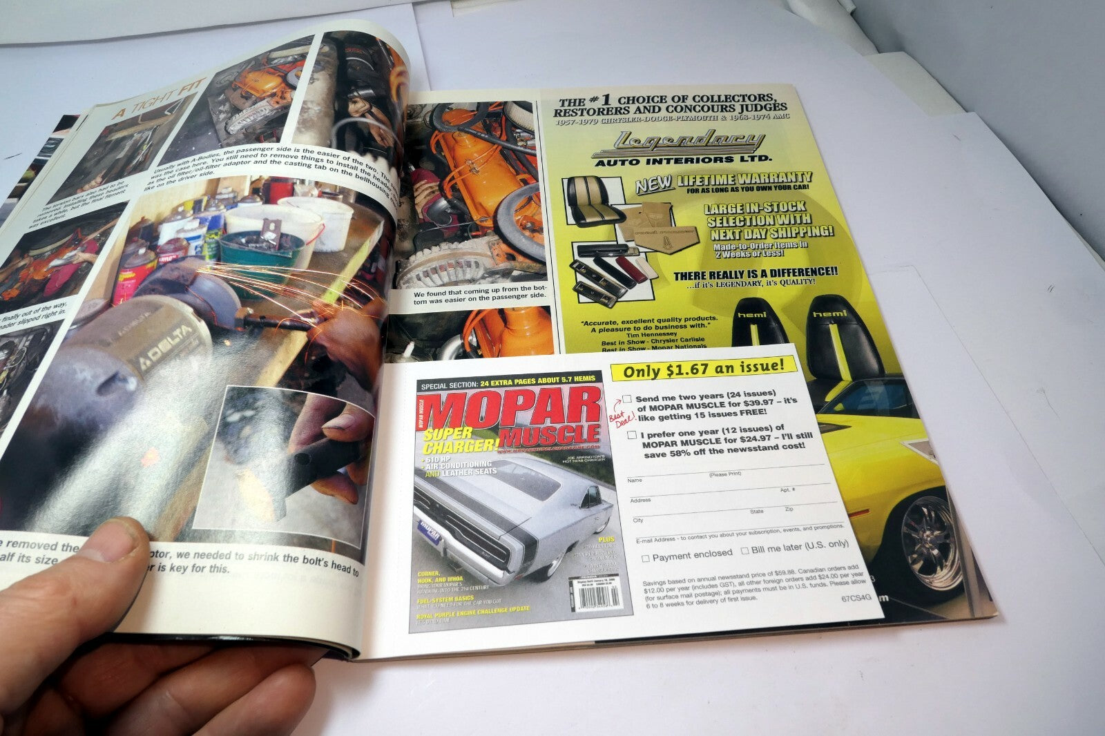 MOPAR Muscle Magazine March 2007 Big-Block '71 Dart '76 Road Runner '66 Satellit