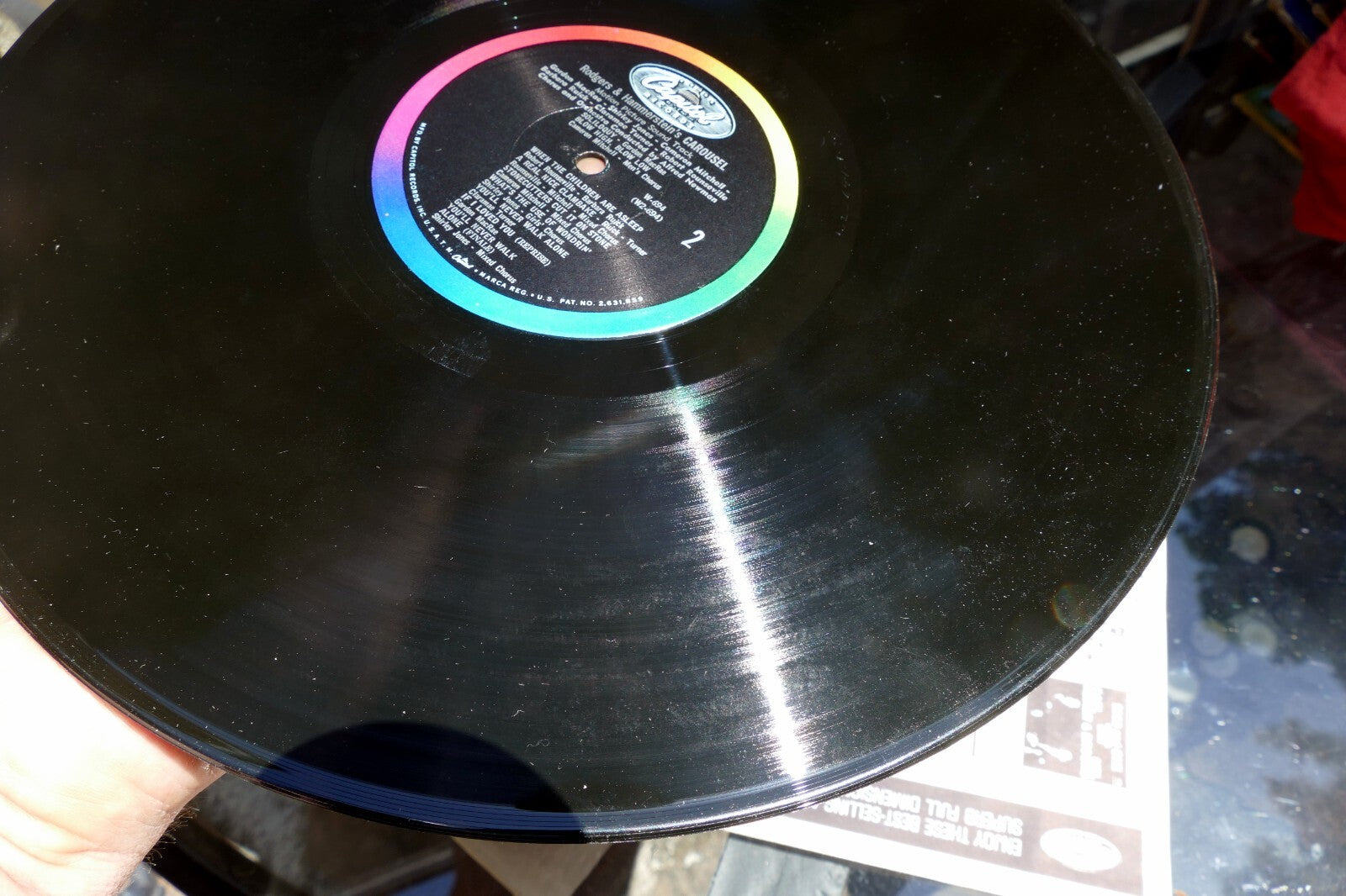 Rodgers and Hammerstein's Carousel Soundtrack Vintage Vinyl  1956 Record LP W694