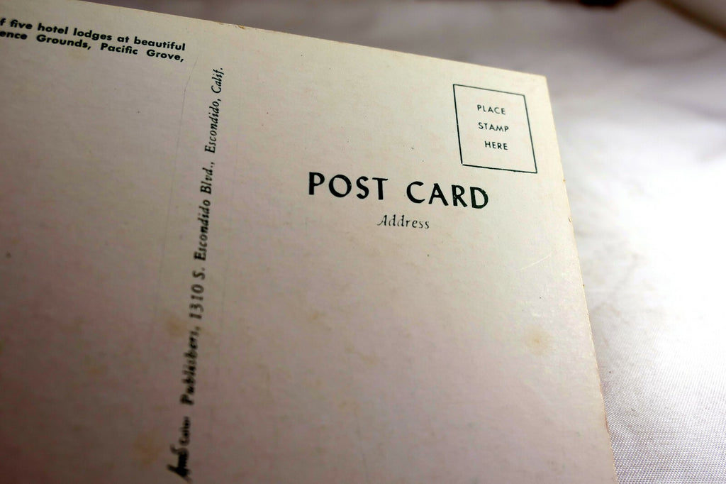 Asilomar Hotel Park Pacific Grove California USA Postcard 1970's