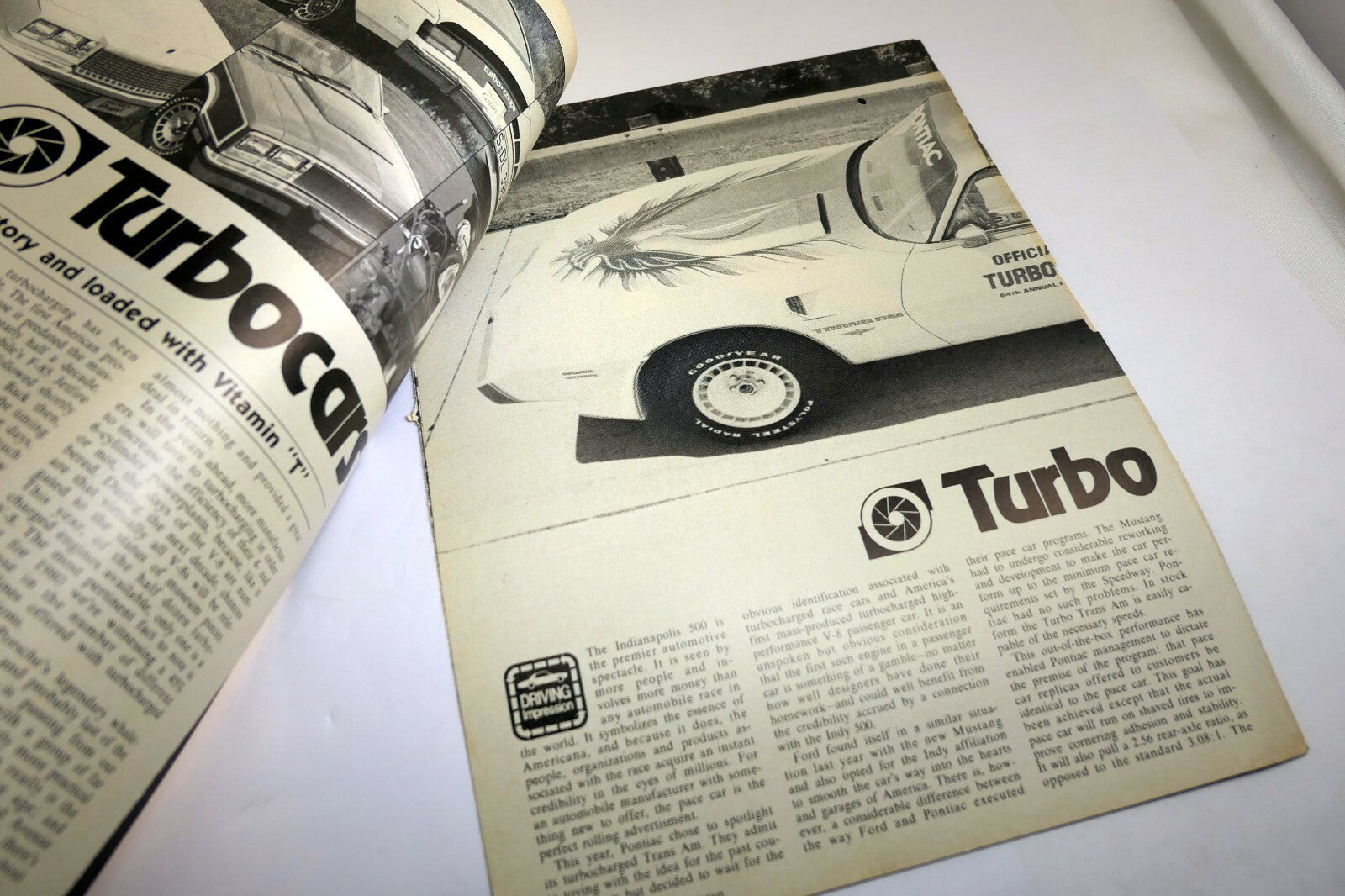 Pontiac Firebird GTO Motor Trend 1979  Magazine clipping advertisement Ad
