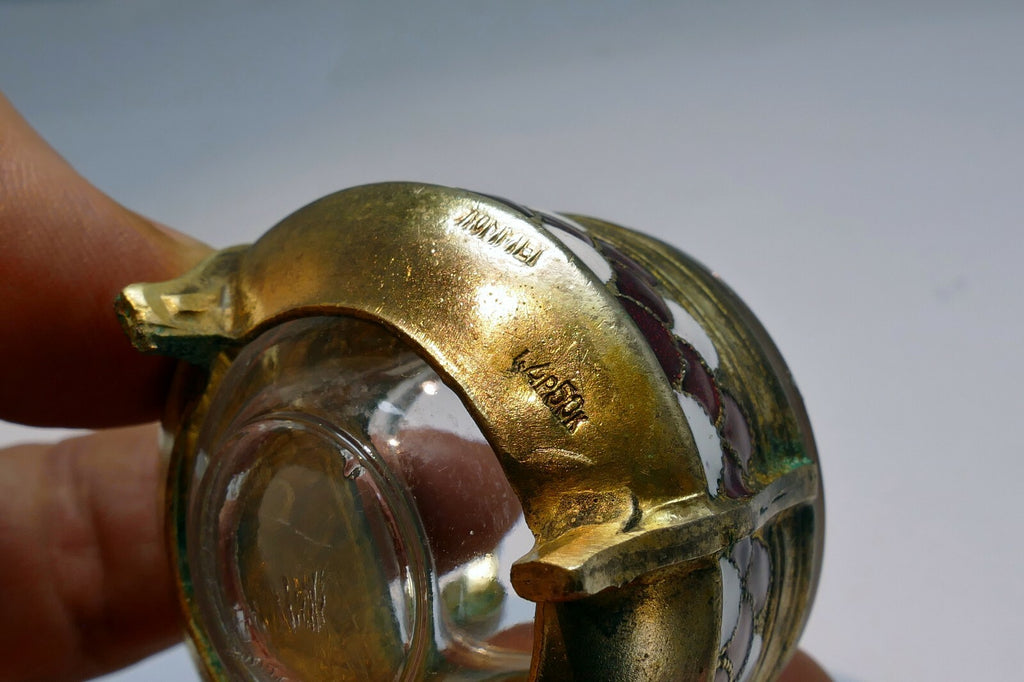 Brass 450K mustard box cream case spices pitcher мельхиор 7ЮММЕТ