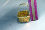 Gold Baskets Small Metal 2X3" rectangle square for Christmas Treat Tree