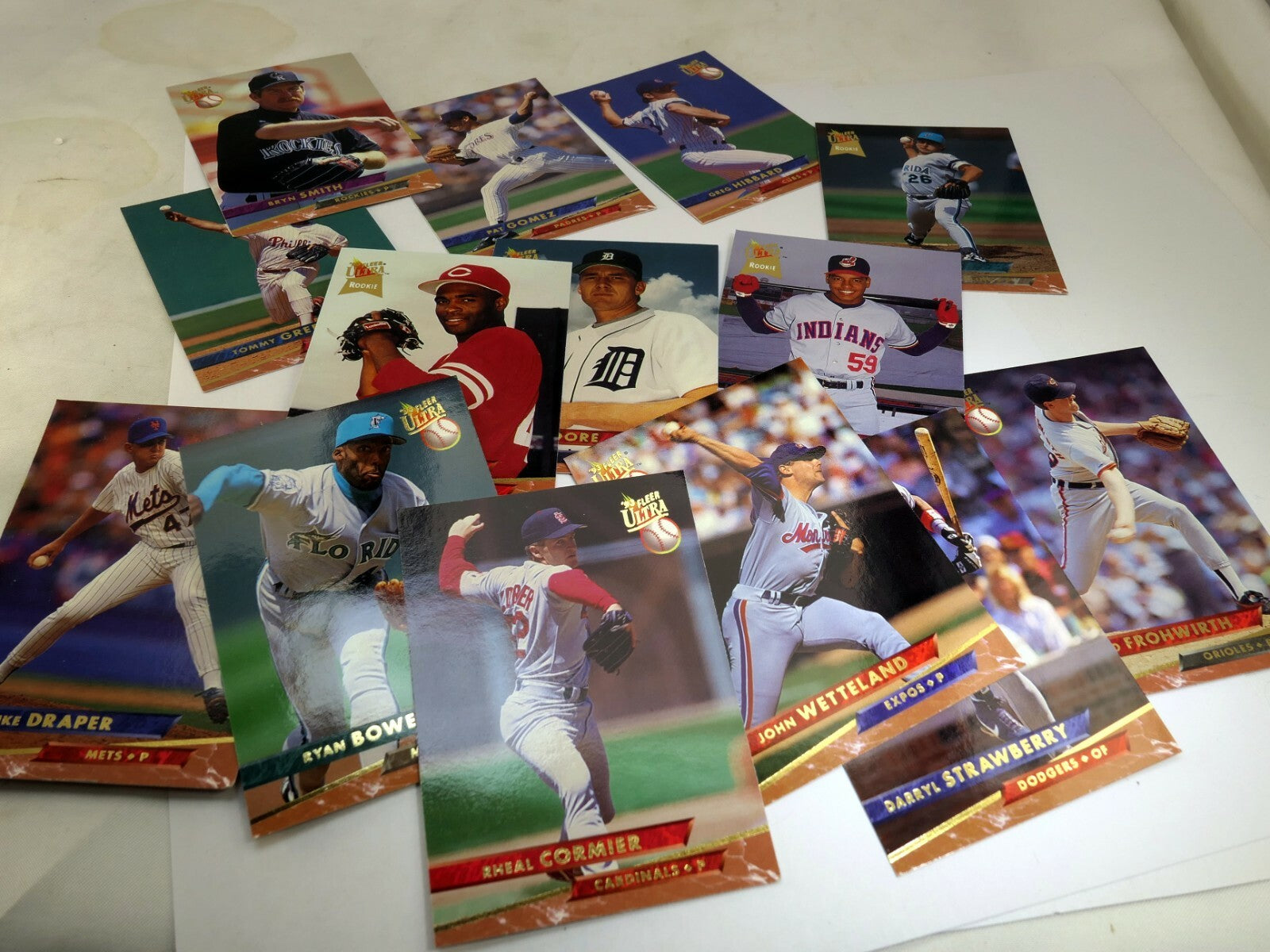 FLEER ULTRA '93 1993 Baseball Trading Cards lot of 14 cards limited edition