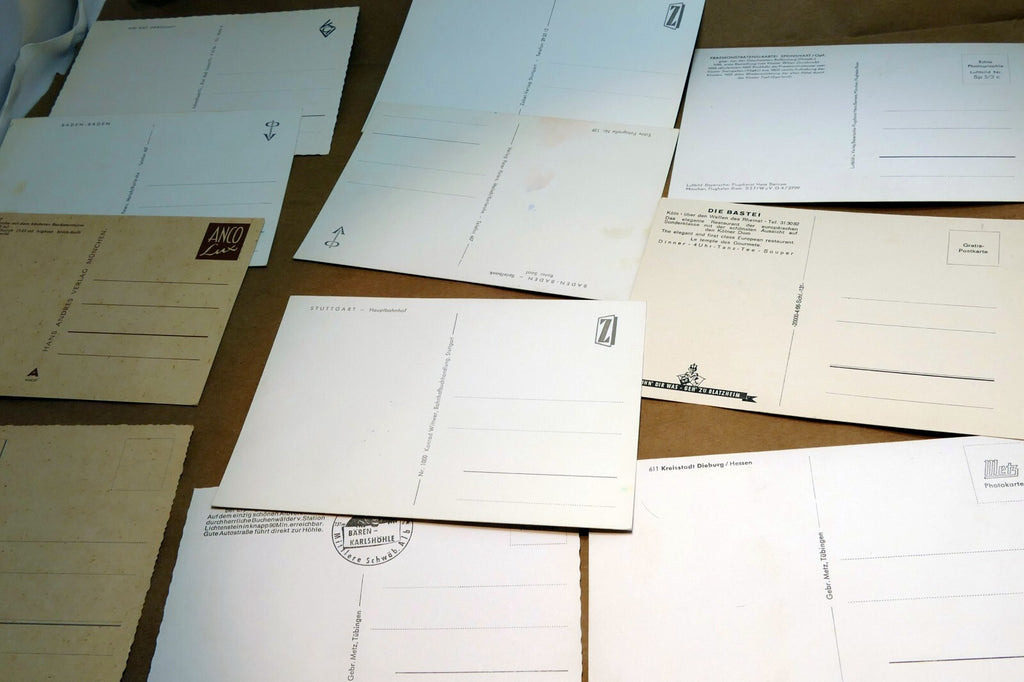 Baden Landshut Germany Unposted Postcard Lot pack of 11 Landscapes Towns 1960's