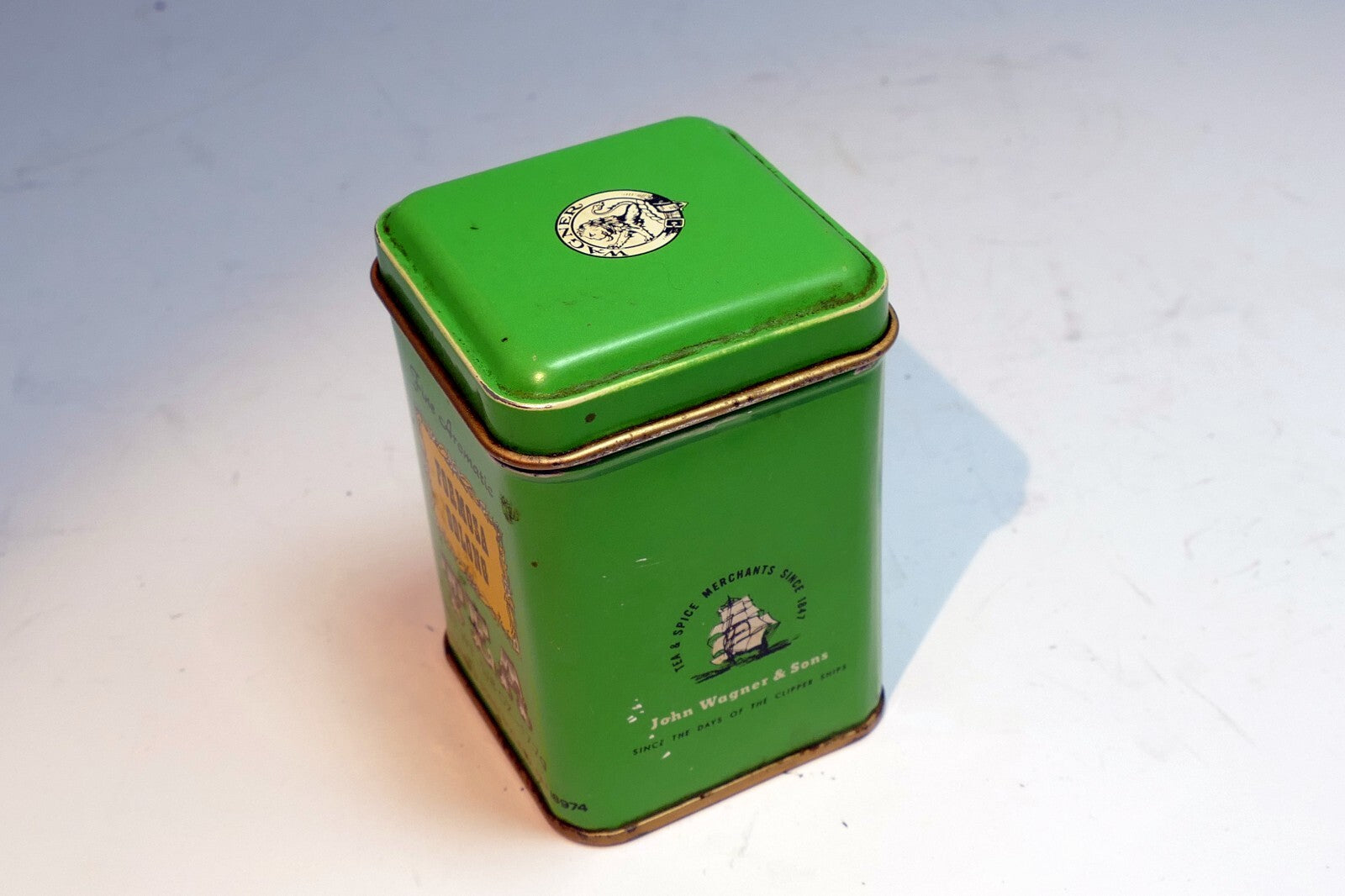 Tea Tin Formosa Oolong by John Wagner & Sons kitchen decor