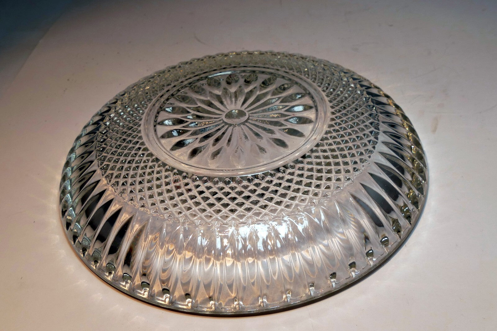 Crystal GRAFTON Desert Cookie Plate (Platter) 6" small