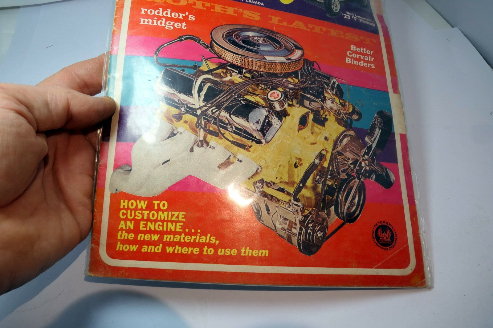 Rod & Custom Magazine February 1965 "How to customize an engine" 