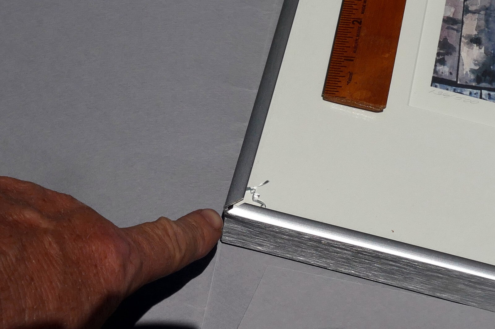 C. Gerrish Art Print 14X20"  Framed  w/ glass boats port harbor limited edition