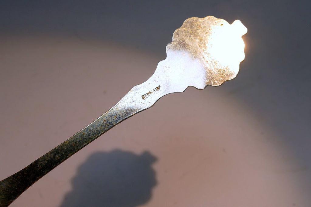 April Souvenir Spoon Collectible Enamaled made in Germany