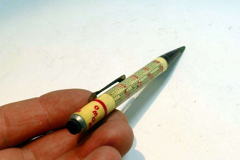 Mechanical Pencil 1190 KC WBC 50,000 watts WOWO 1955 calendar