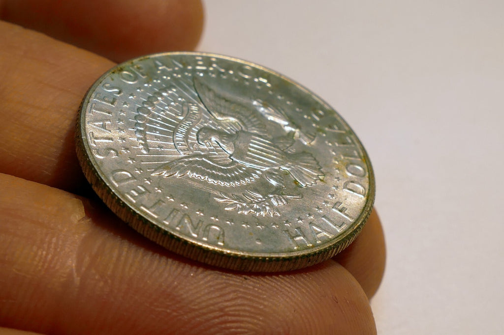 1968 D John F Kennedy  half dollar coin US 40% SILVER