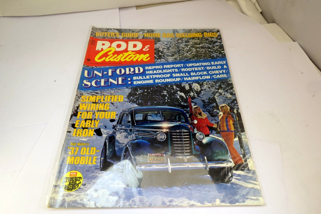 Rod & Custom Magazine March 1973 '37 Old-Mobile Wiring for your early IRON