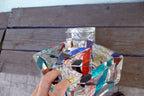 Rod R. Garrett Artist Acrylic Table Modern Sculpture Signed "New Ounce" 1999