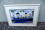 Steve Stento Watercolor "Alessandro" Italian Painting Print Venice Canal boat