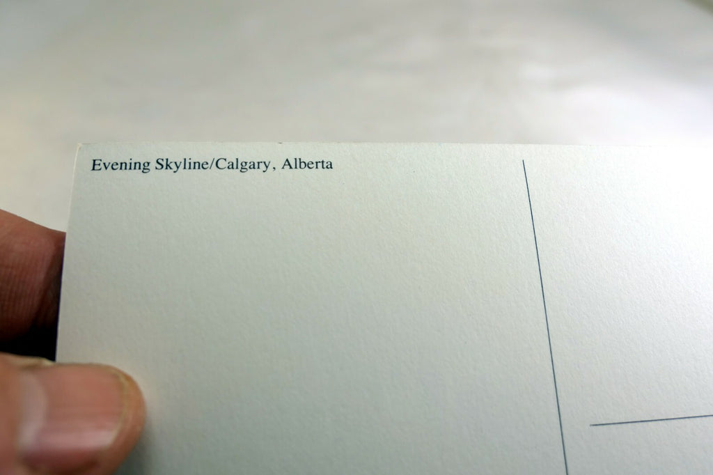 Calgary Skyline City Downtown Alberta  Canada Postcard 1970's vintage unposted