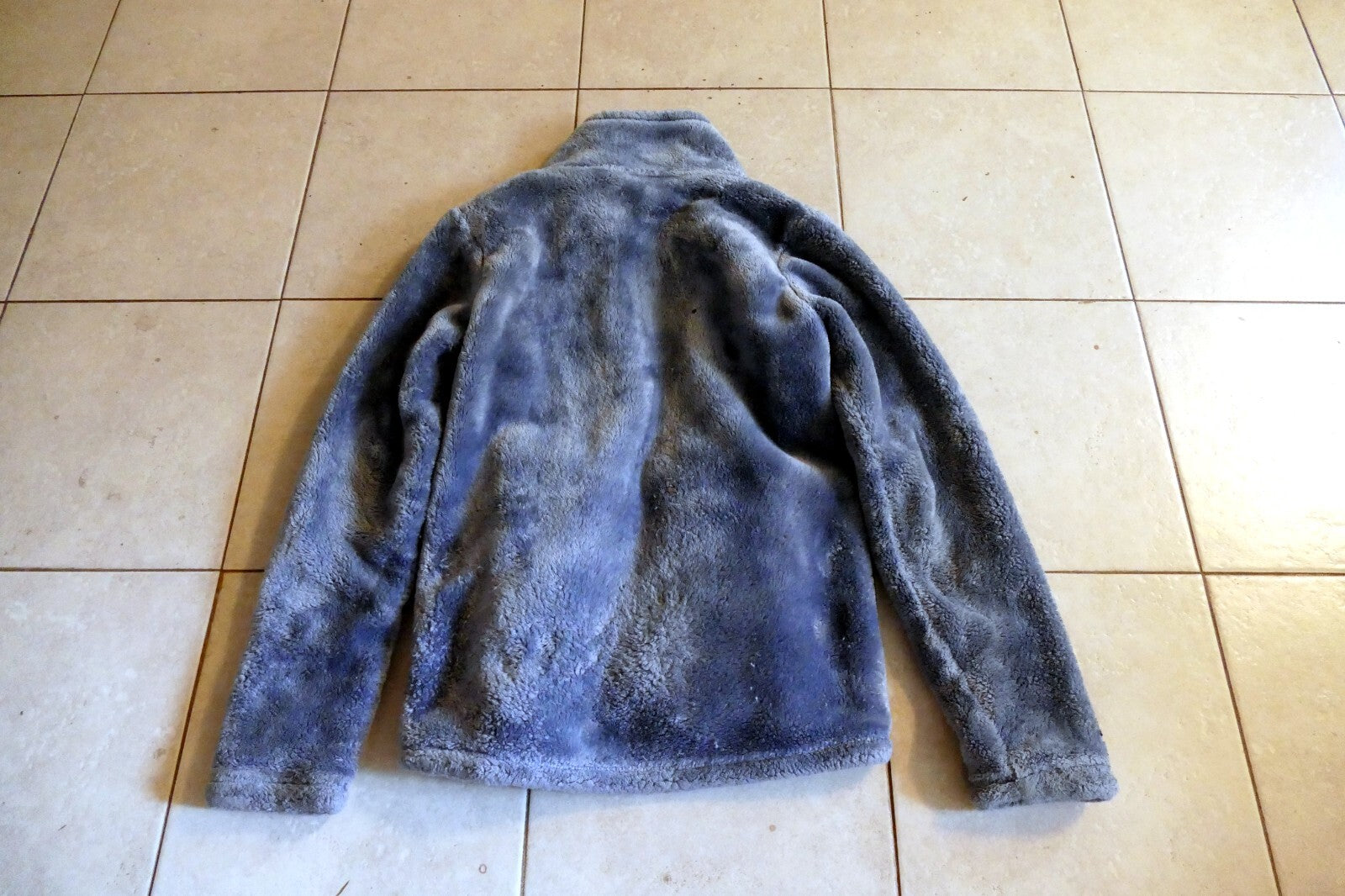 32 Heat Fleece Jacket - Gray - XS Size SMALL - zip up worm
