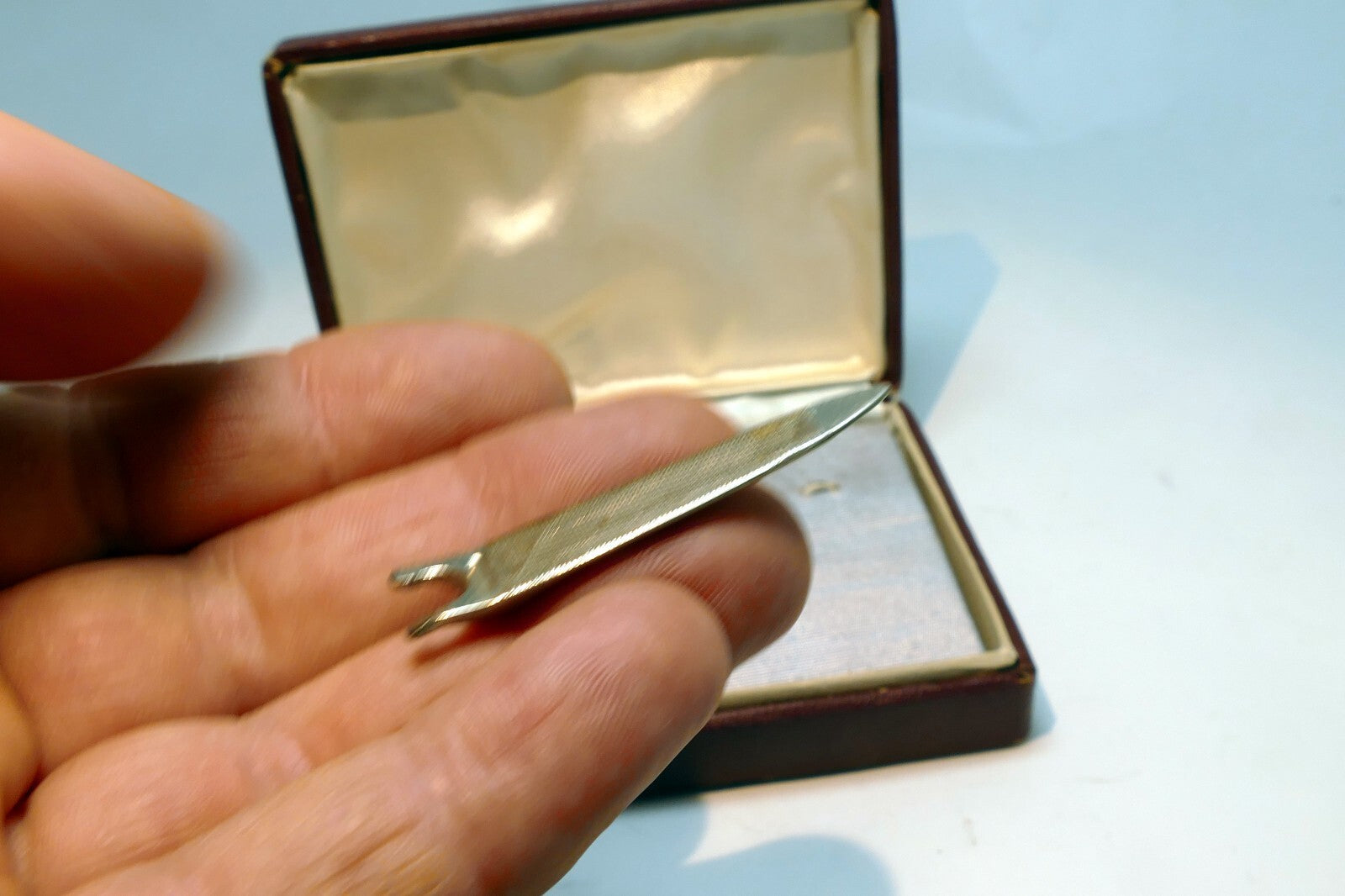 President Tie Tack Clip Gold Tone  Vintage
