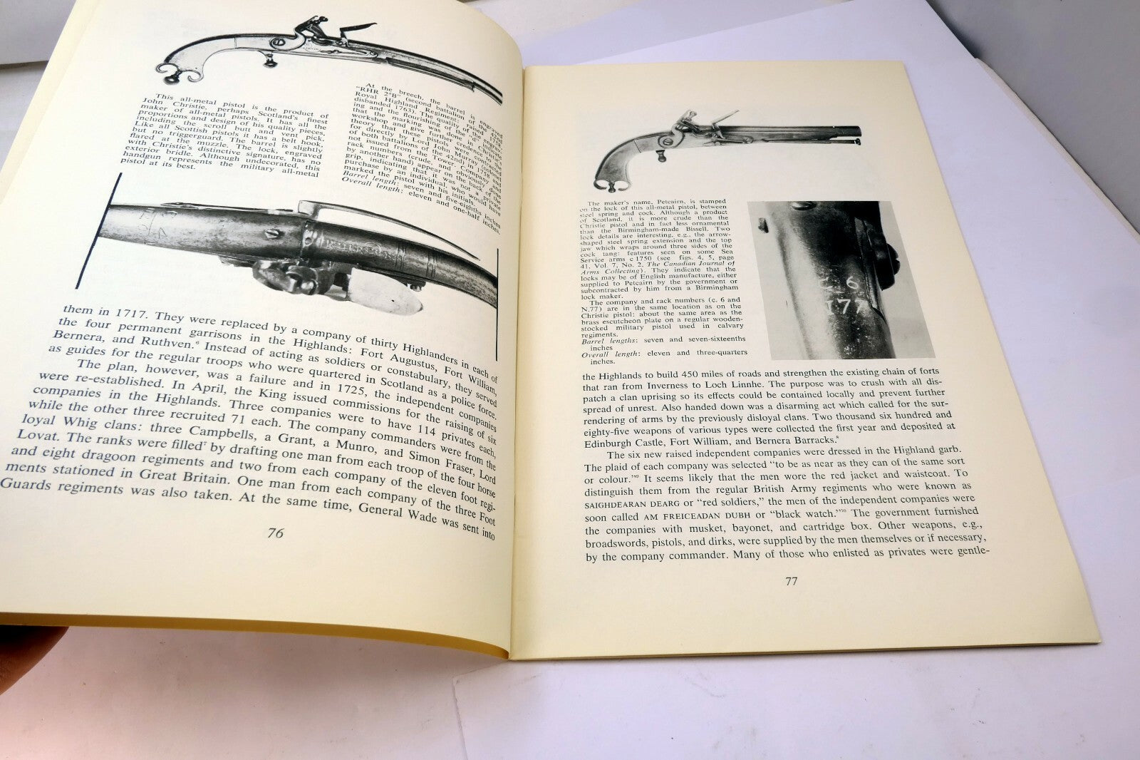 Canadian Journal of Arms Collecting Vol. 3 No 3 February 1970 Birmingham Pistol