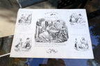 The ART of TORMENTING No 5 HENRY HEATH CARICATURE PRINT  1840 Victorian