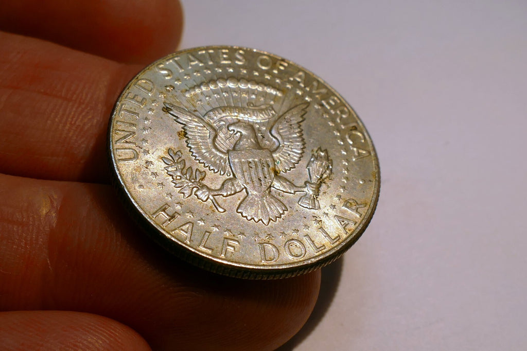 1969 - D Kennedy  half dollar coin US 40 % SILVER 60 % Copper