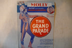 Molly, sheet music 1929, from "the grand parade", by edmund goulding and dan dougherty