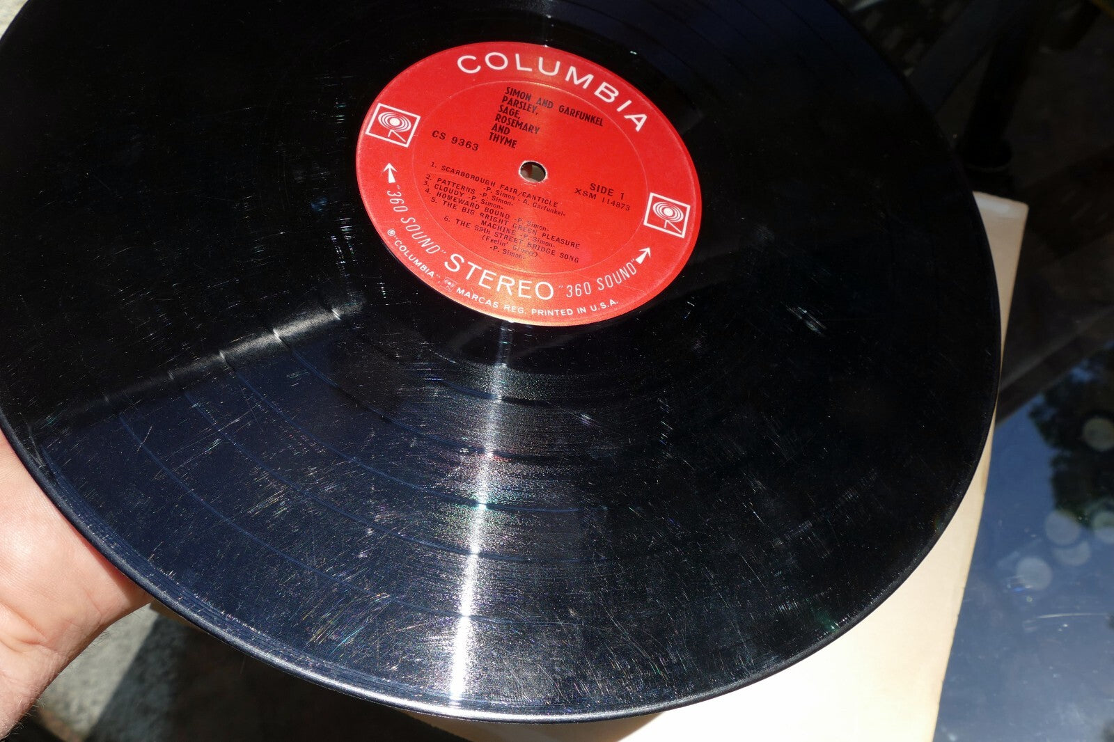 Simon & Garfunkel "Parsley, Sage, Rosemary And Thyme" CS 9363  vinyl LP  record