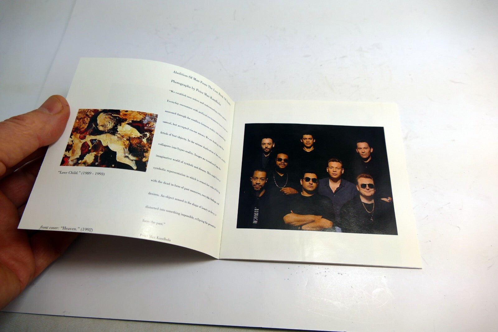 INLAY Cover ART Only NO Case, or CD included - UB40 Promises and Lies