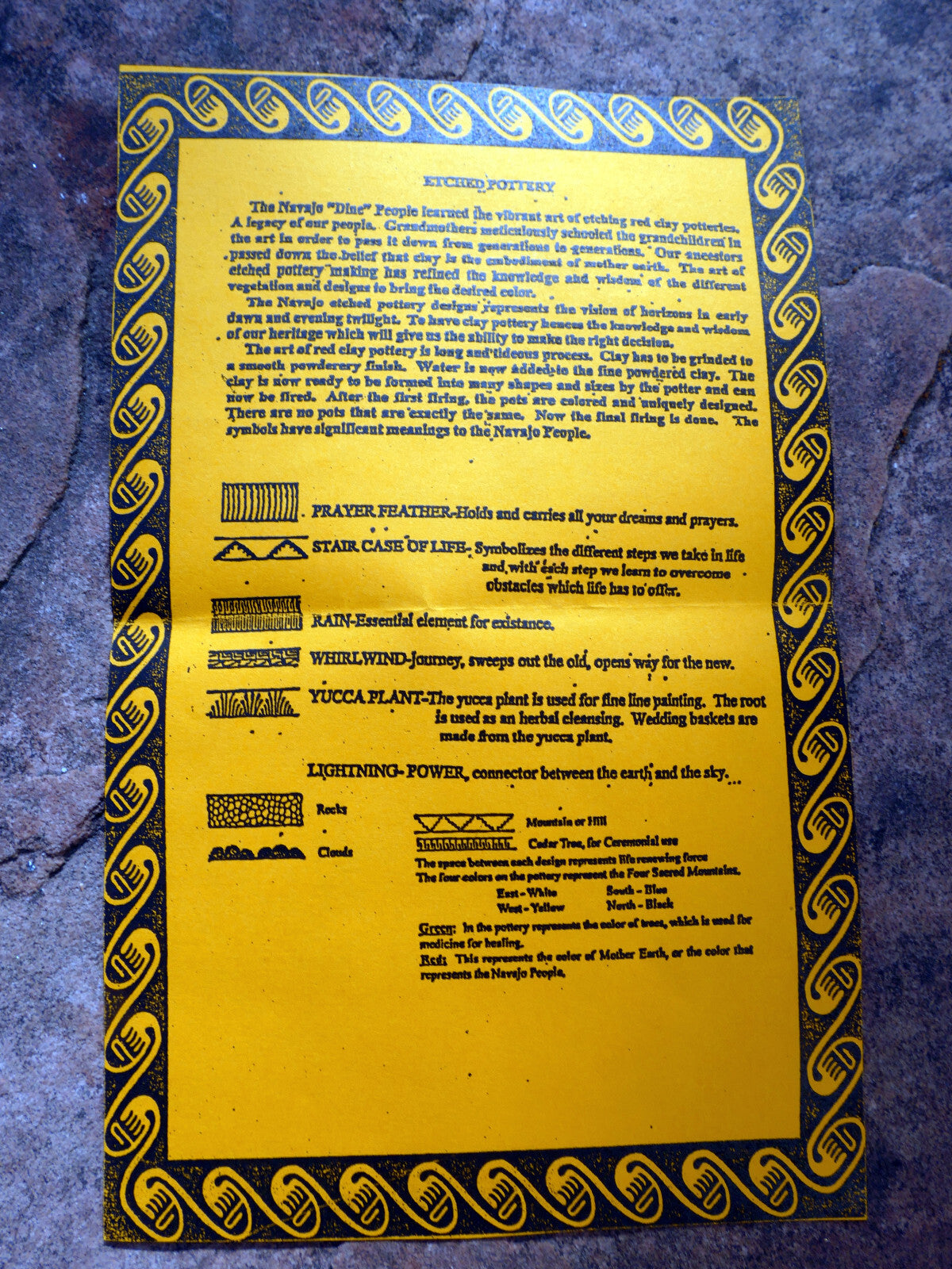 Navajo The  Kachina Store Native American Tribal Brochure