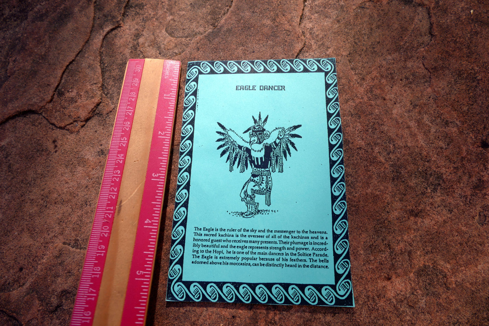 "EAGLE DANCER" Navajo The  Kachina Native American Tribal Brochure
