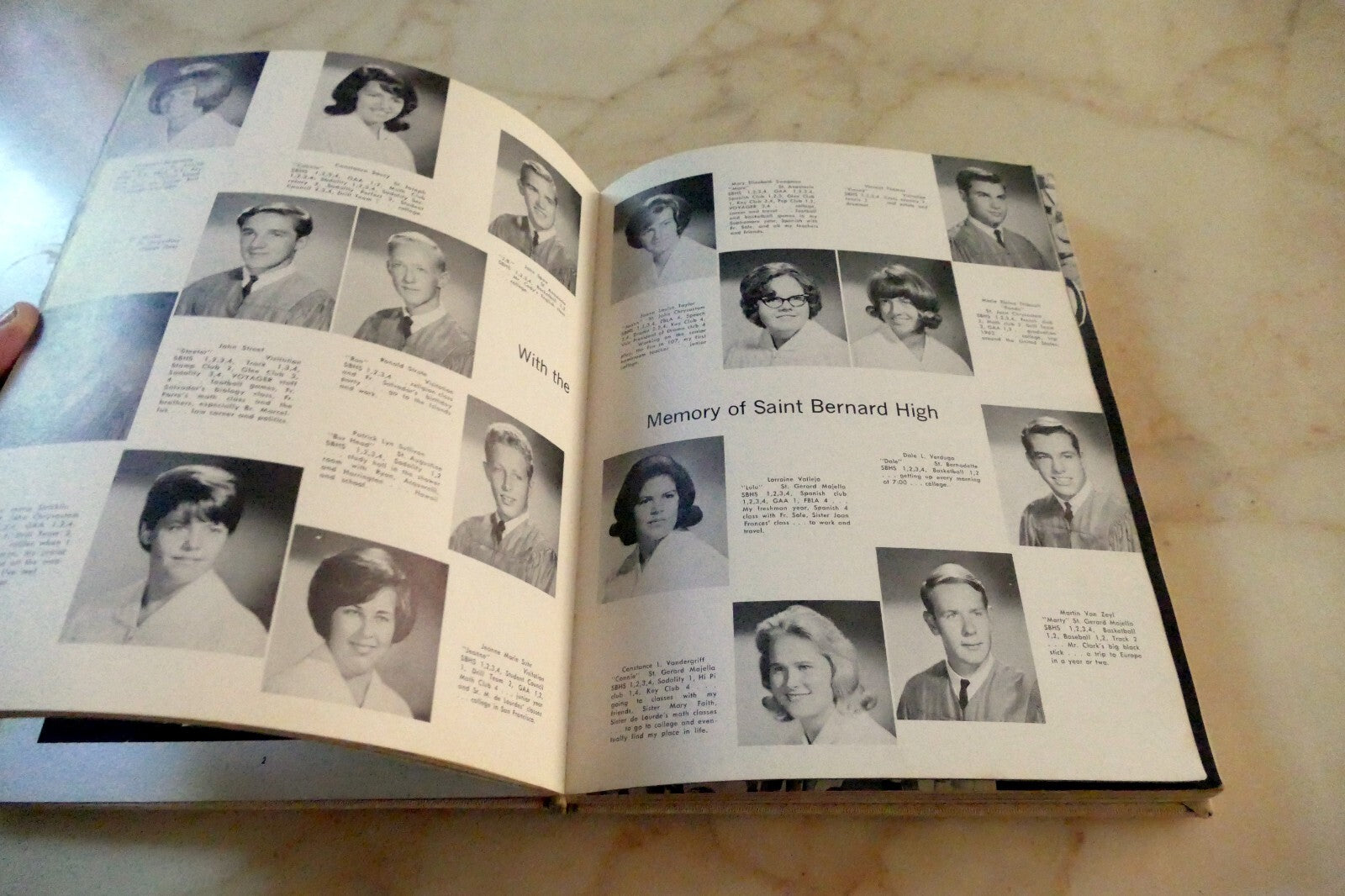 1964 St. Bernard High School Yearbook Voyager Playa del Rey California USA