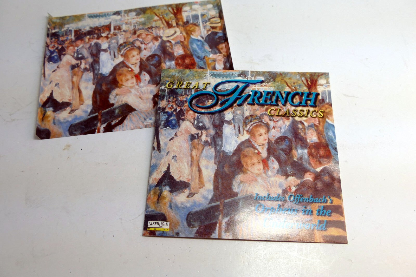 Inlay cover art only   no case or cd included great french classics orpheus 14725
